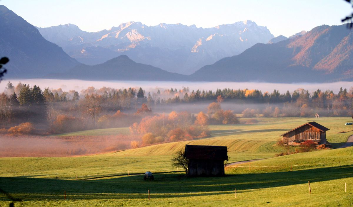 Das Murnauer Moos - eines der größten Moorgebiete Deutschlands